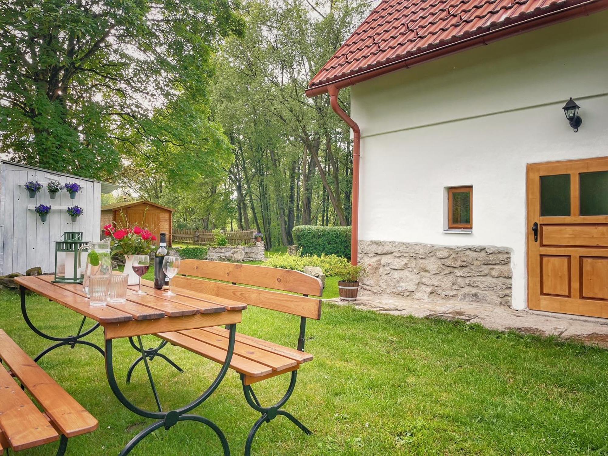 Chalupa Novy Vojirov Cp. 27 Nová Bystřice Exteriör bild